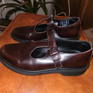 Dr. Martens Talliah MIE Classics Mary Jane. Merlot Boanil Brush size 9